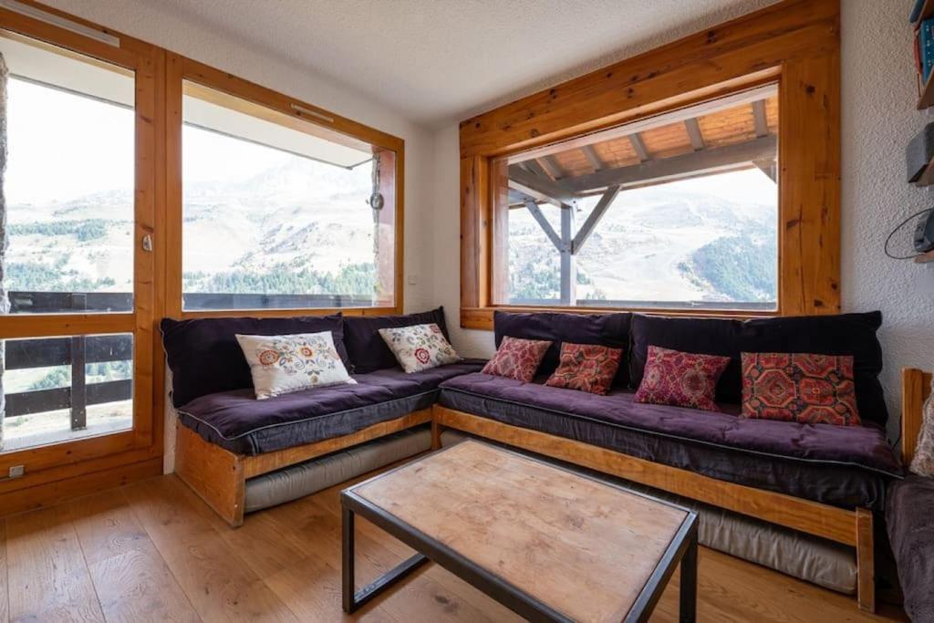 L'Arc-En-Ciel - Appartement Sur Les Hauteurs Du Mottaret Avec Acces Aux Pistes Les Allues Luaran gambar