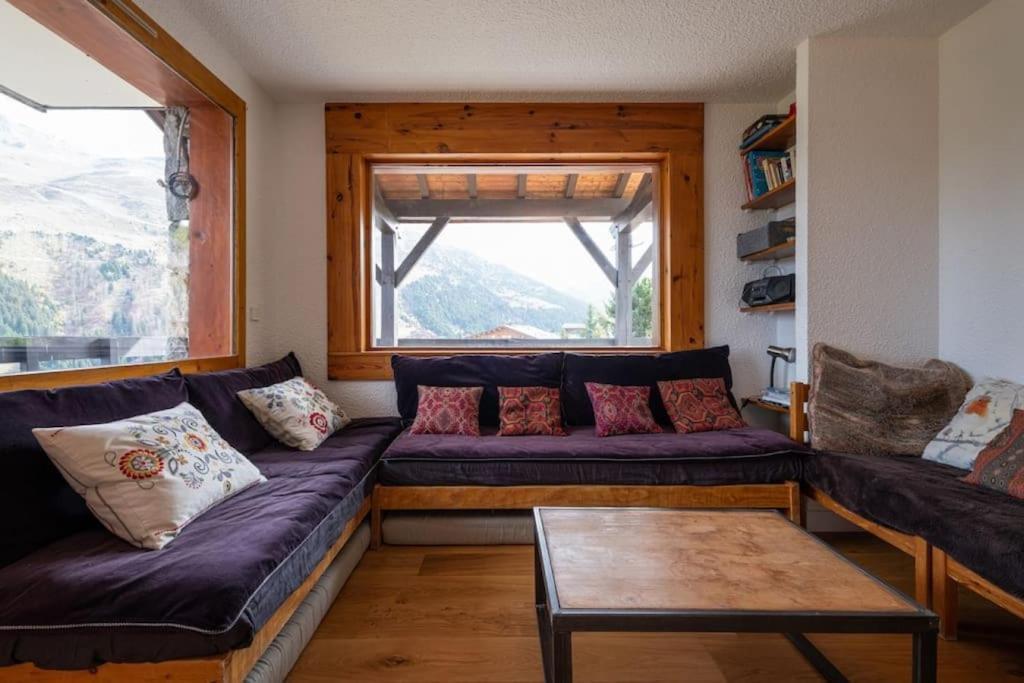 L'Arc-En-Ciel - Appartement Sur Les Hauteurs Du Mottaret Avec Acces Aux Pistes Les Allues Luaran gambar